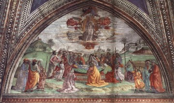 Muerte Y Asunción De La Virgen Renacimiento Florencia Domenico Ghirlandaio Pinturas al óleo